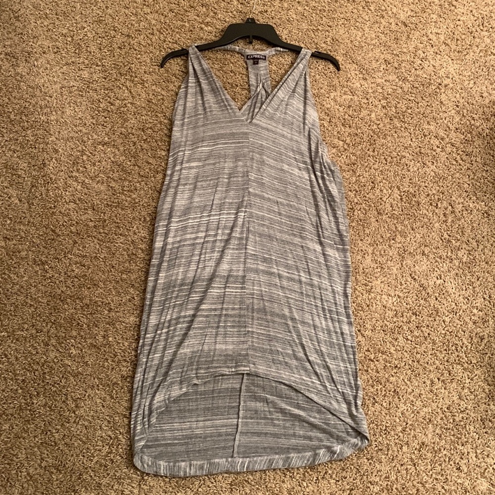 Gray t shirt dress
